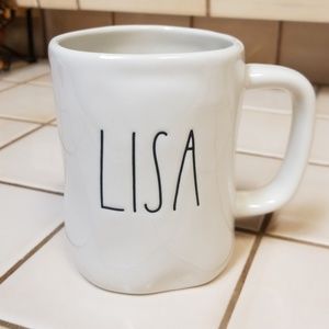 New Rae Dunn Ceramic "LISA" Mug